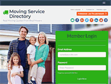 Tablet Screenshot of movingservicesdirectory.com